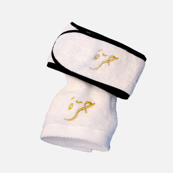 kit spa serviette visage bandeau cheveux ÔRRA