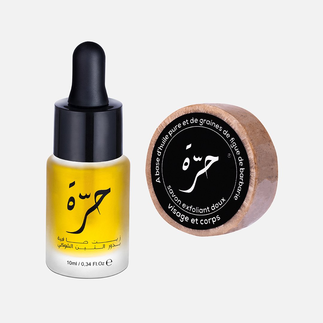 Pack Découverte ÔRRA – Huile 10ml & Savon naturel pack découverte huile figue de barbarie 10ml et savon naturel ÔRRA